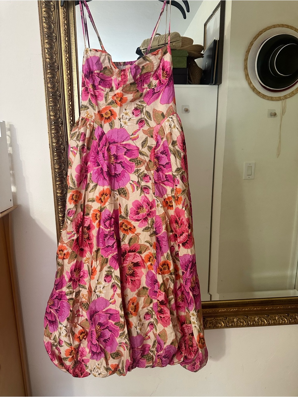 FARM Rio Vestido Longo Balonê Izabel floral print maxi dress - Picture 3 of 8